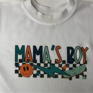 Mama’s Boy white new tshirt